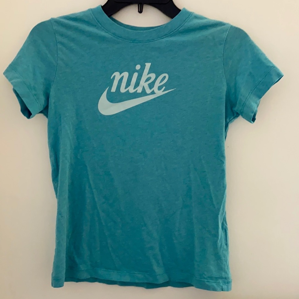 Blue Girls Nike Tee